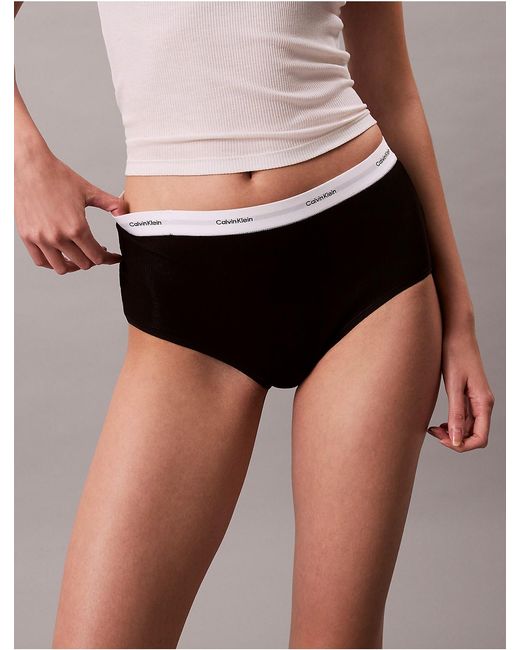 Calvin Klein White Briefs Cotton Stretch Rib