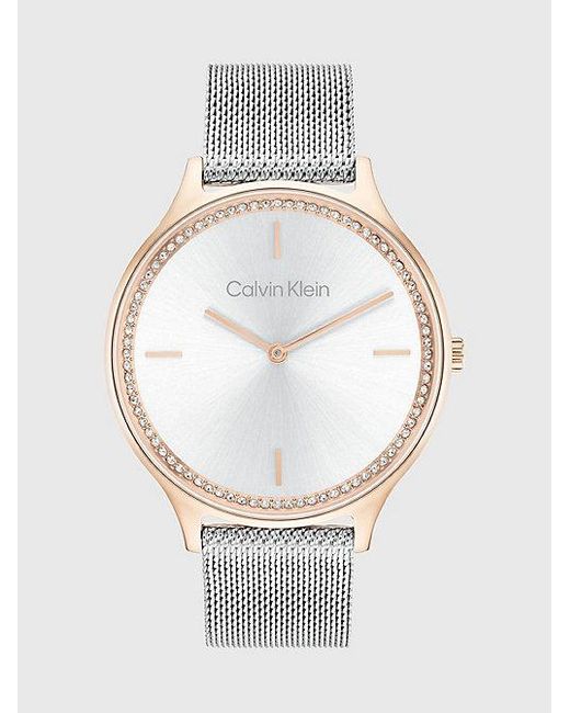 Reloj - Ck Timeless Calvin Klein de color White