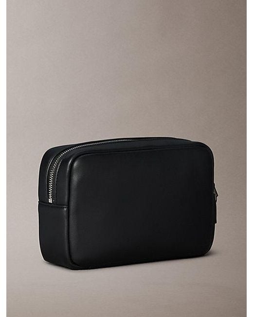 Calvin Klein Black Raised Logo Pouch for men