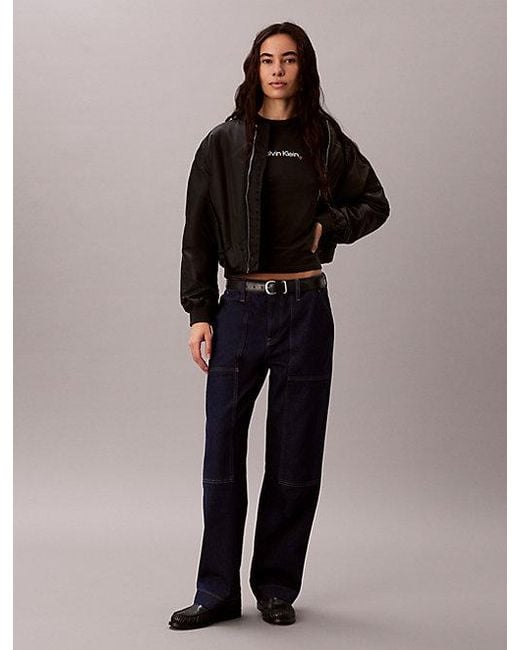 Calvin Klein Black Jeans Slim Heart Logo T-Shirt