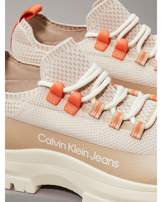 Calvin Klein Multicolor Knit Trainers for men