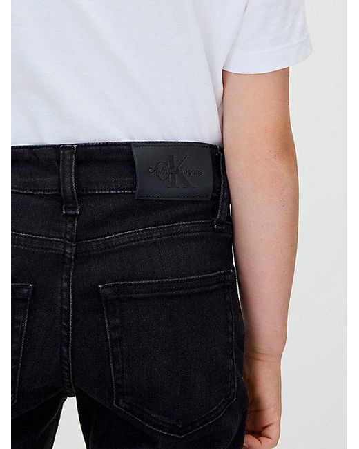 Calvin Klein Blue Jeans Mid Rise Straight Jeans for men