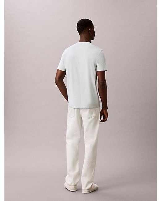 Calvin Klein Natural Jeans Monogram Logo T-Shirt for men
