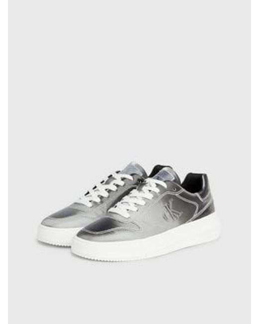Calvin Klein Iriserende Sneakers in het White
