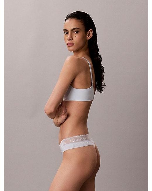 Calvin Klein Multicolor Thong Cotton Lace