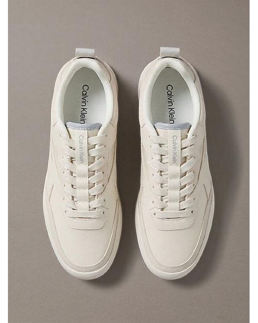 Calvin Klein Multicolor Ck Kayla Croc Effect Runner Trainers