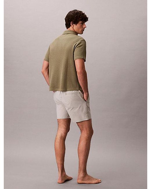 Calvin Klein Multicolor Medium Drawstring Swim Shorts for men