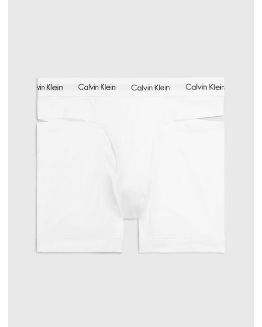 Calvin Klein White Boxer Briefs - Ck Deconstructed for men