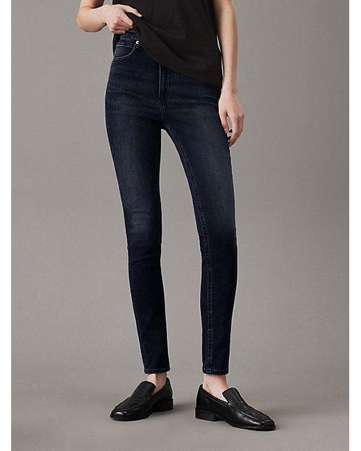 Calvin Klein Blue Jeans High Rise Skinny Jeans