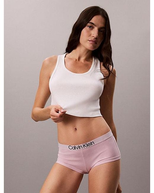 Calvin Klein Multicolor Boy Shorts Extra Soft Cotton Stretch