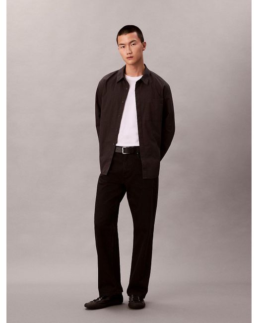 Chemise Relaxed En Coton Et Nylon Calvin Klein pour homme en coloris Multicolor