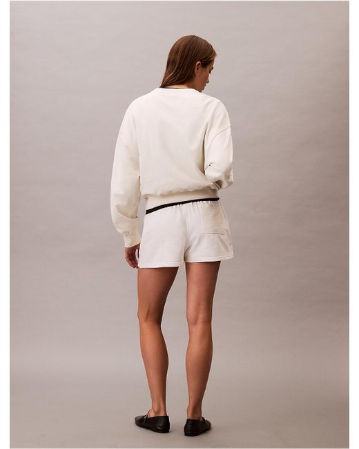 Calvin Klein Natural Calvin Klein French Terry Shorts