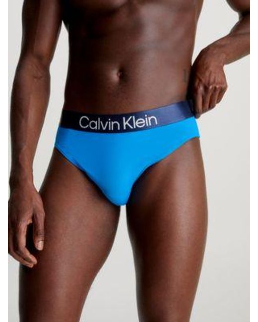 Calvin Klein Zwembroek - Ck Steel in het Blue voor heren