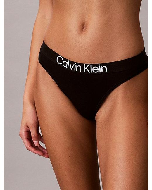 Calvin Klein String in het White
