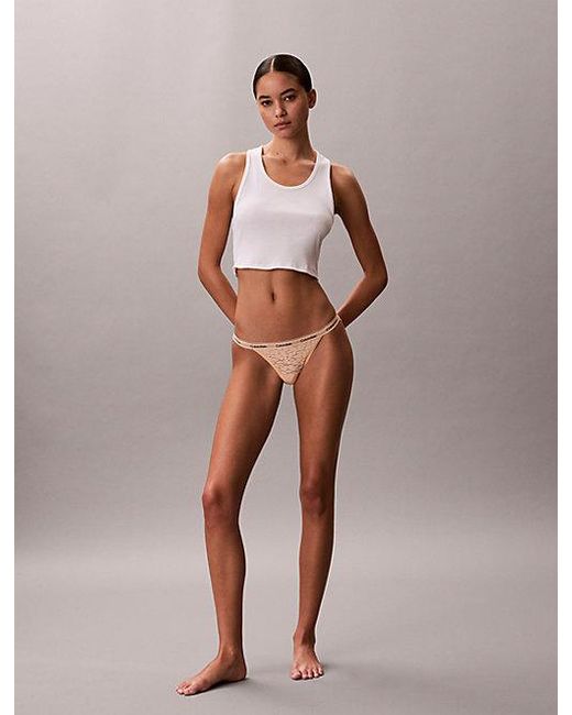 Calvin Klein Multicolor Bikini Briefs Icon Lace