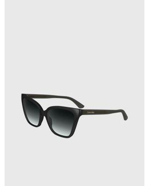 Gafas de sol ojo de gato CK24507S Calvin Klein de color Black