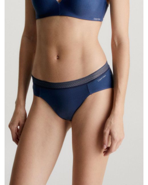 Calvin Klein Blue Bikini Briefs - Seductive Comfort