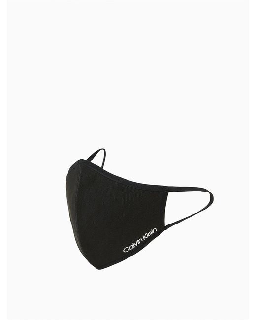Calvin Klein Logo Stretch 3-pack Face Mask in Black for Men | Lyst