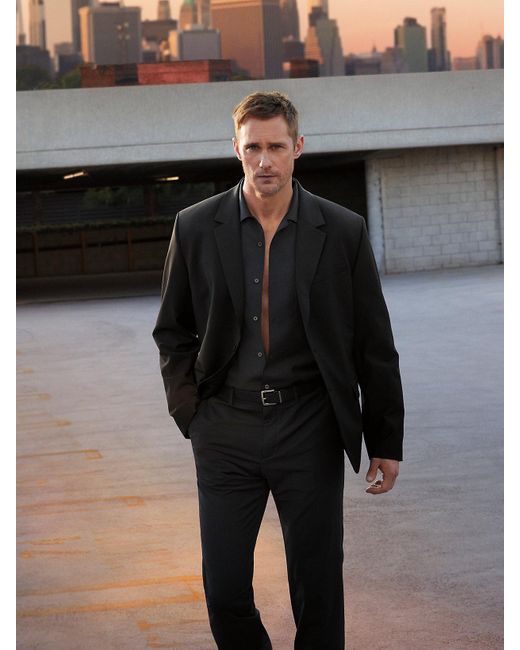 Calvin klein black blazer new arrivals