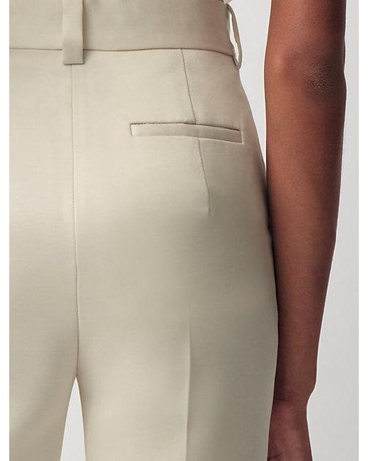 Calvin Klein White Lucia Slim Trousers
