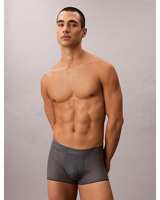 Calvin Klein Multicolor Trunks Microfibre Lace for men