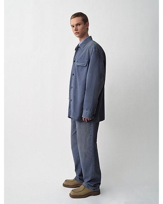 Calvin Klein Blue Kostas Shirt Jacket for men