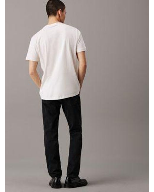 Calvin Klein T-Shirt mit Monogramm in Gray für Herren