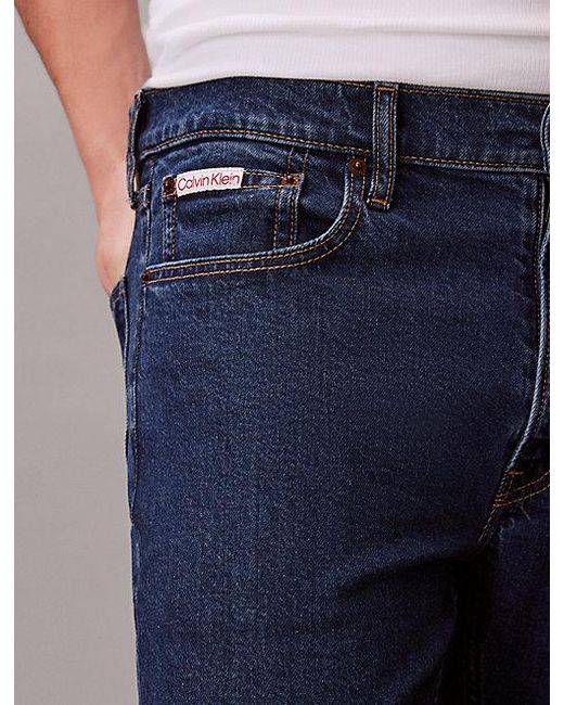 Calvin Klein Blue Jeans Classic Tapered Jeans for men