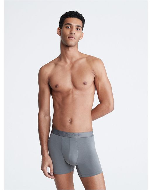 Calvin Klein Gray Ck 3-Pack Boxer Brief for men