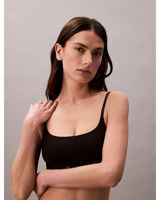 Calvin Klein Bralette in het Black