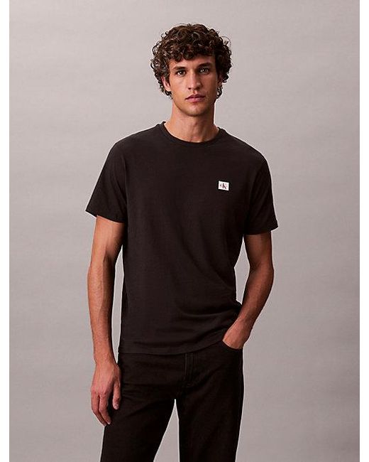 Calvin Klein Black Jeans Cotton Badge T-Shirt for men