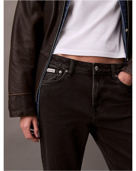 Calvin Klein Brown 90S Straight Jeans