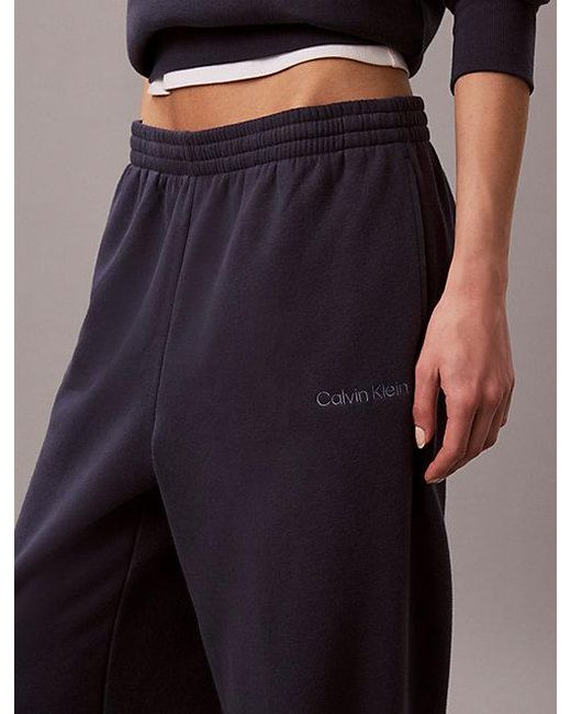 Calvin Klein Blue Sport French Terry Joggers