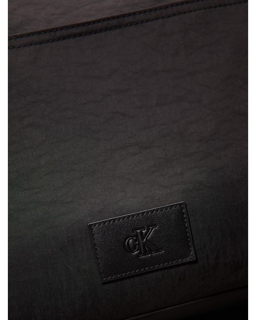Calvin Klein Gray Convertible Weekend Bag for men