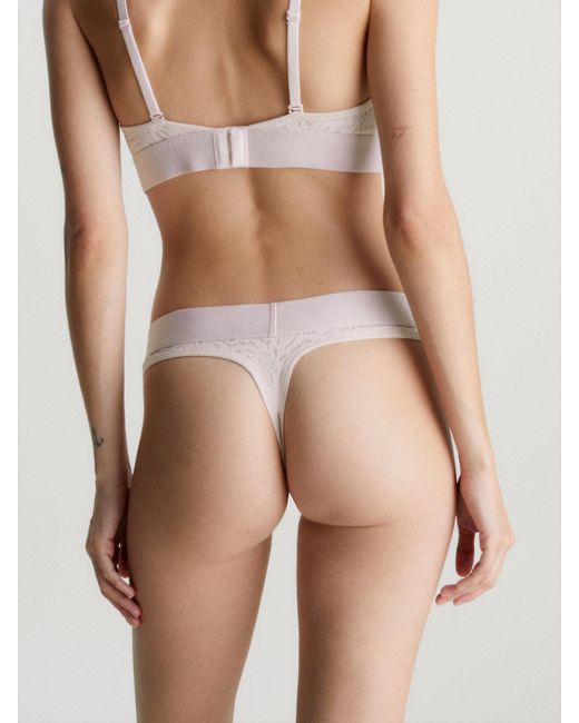 Calvin Klein White Lace Thong - Intrinsic