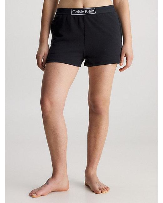 Pantaloncini corti pigiama - reimagined Heritage Calvin Klein de color Black