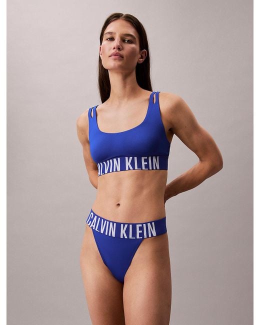 Perizoma String di Calvin Klein in Blue
