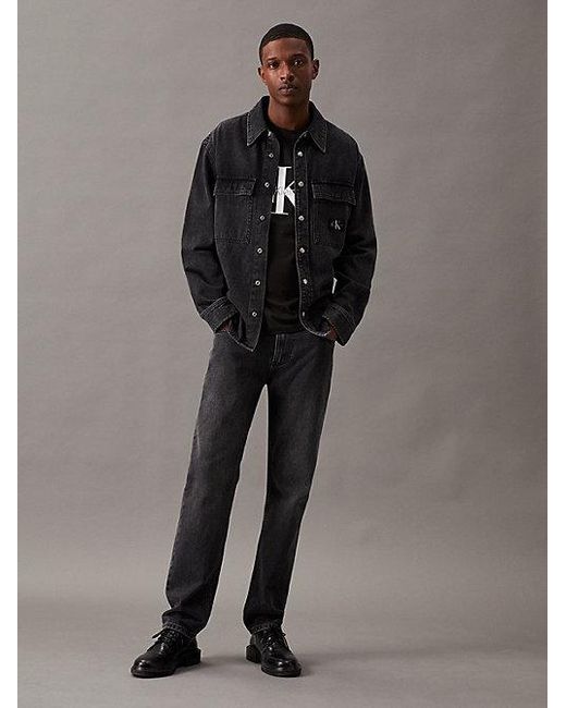 Calvin Klein Blue Jeans Slim Monogram T-Shirt for men