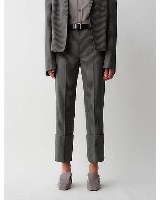 Calvin Klein Gray Eva Pants