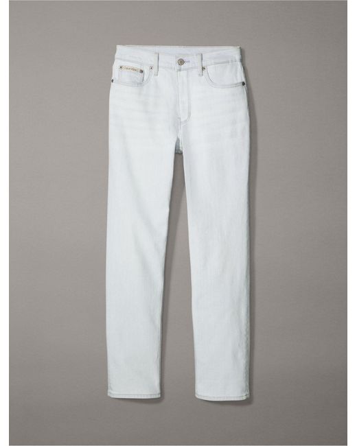 Calvin Klein Gray Original Straight Fit Jeans
