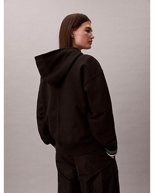 Calvin Klein Black Sport French Terry Hoodie