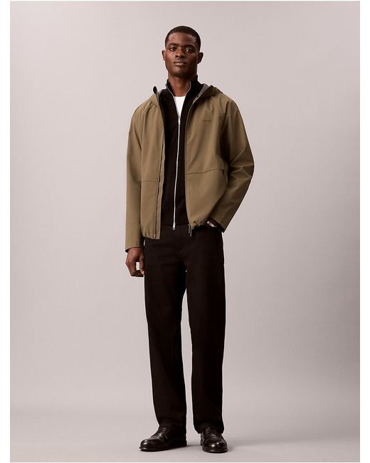 Calvin Klein Natural Tech Shell Hooded Jacket for men