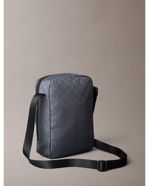 Calvin Klein Blue Water-Repellent Crossbody Camera Bag for men
