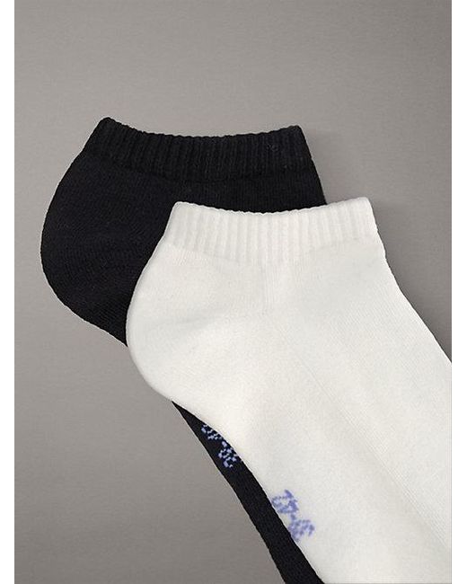 Calvin Klein Gray Jeans 4 Pack Soft Cotton Logo Trainer Socks for men