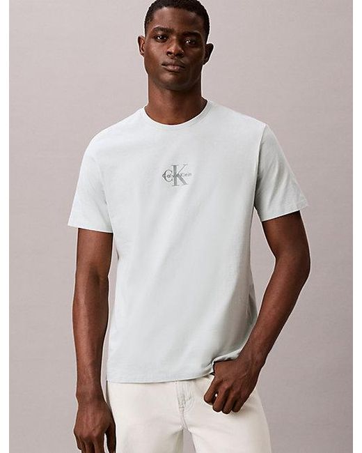 Calvin Klein Natural Jeans Monogram Logo T-Shirt for men