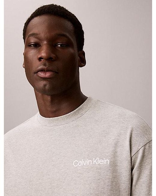Calvin Klein Natural Pyjama Top Cotton Classics for men