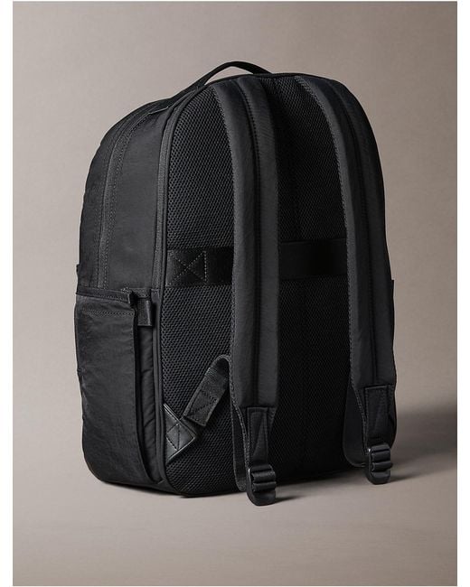 Calvin Klein Gray Nylon Round Backpack for men