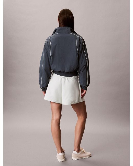 Calvin Klein Green Relaxed Cotton Terry Jogger Shorts