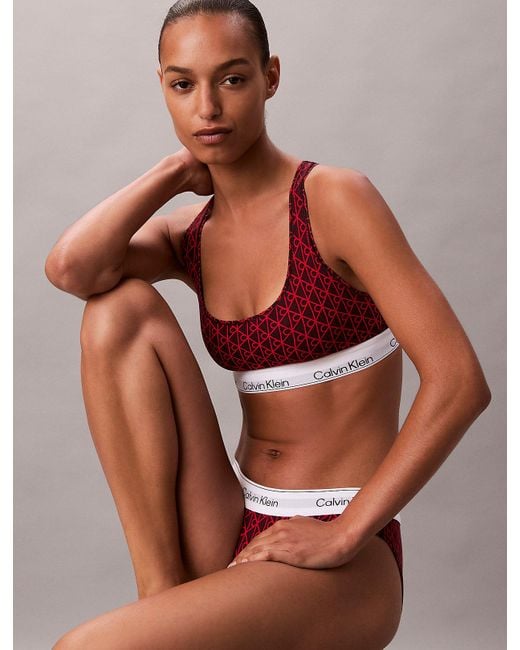 Brassière Sfoderata di Calvin Klein in Multicolor
