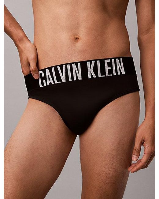 Calvin Klein Black Swim Briefs Intense Power for men
